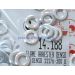P14188, DENSO 16,3x7,3x2 PODKŁADKA TERMICZNA OE TOYOTA 11176-300U, 1117630011 11176-30011, 1117630010, 11176-30010